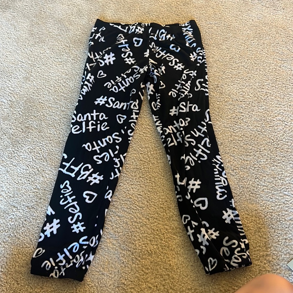 Girls Santa Pajama Pants